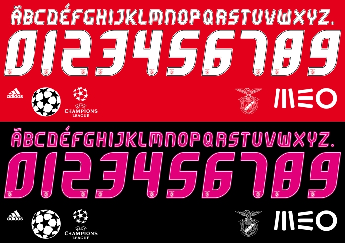 Benfica 2015 font