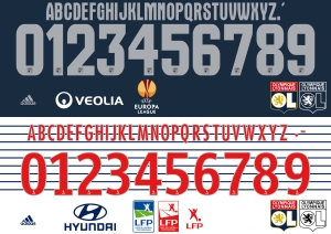 Olympique Lyon 2015 font